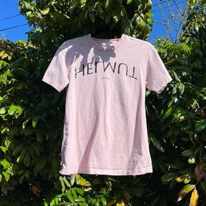 Helmut Lang Pink Short Sleeve Tee